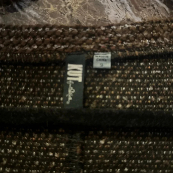 Women’s KUT From The Kloth V Neck Brown Loose Fit Sweater. Size Small. - Picture 5 of 6